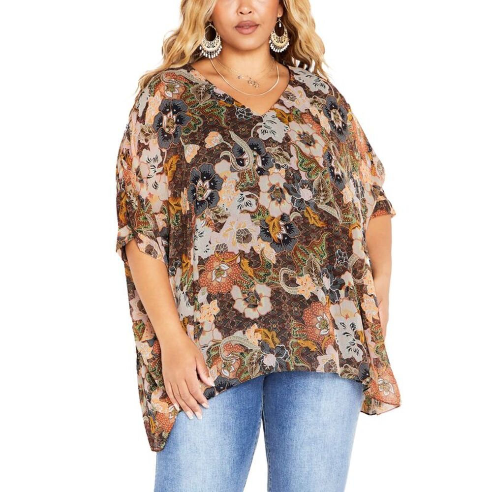 Plus Size Harley V-neck Top